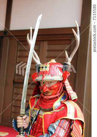 图库照片: 日本武士 武士头盔 武士