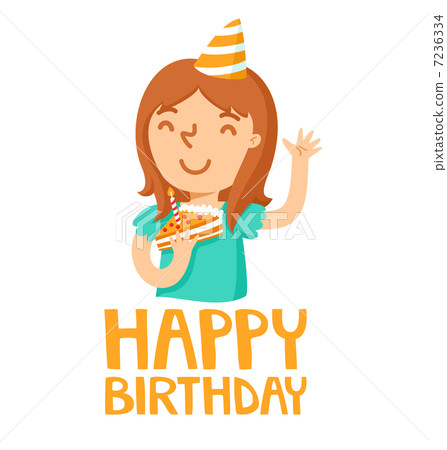 插图素材: happy birthday
