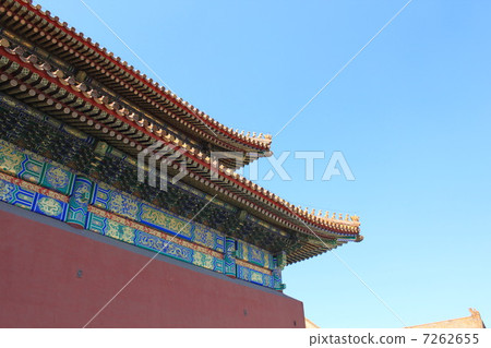 古代皇室宫殿 白天图片