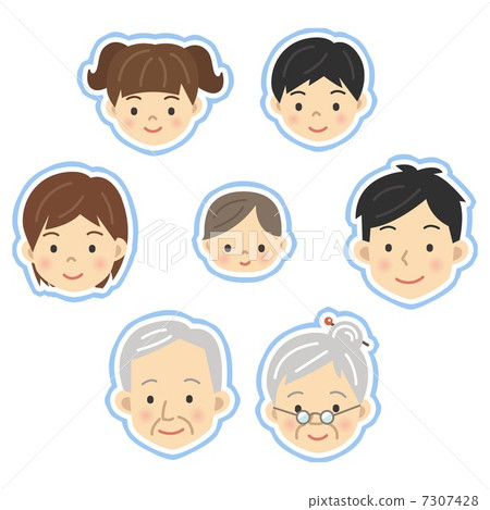 三代人 三世同堂 家庭
