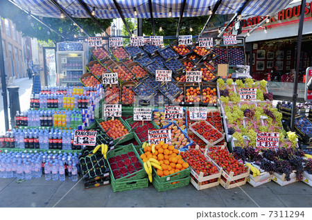 stock photo: fruit store