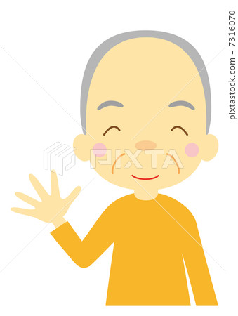 祖父 老年人 插图