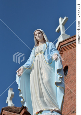 图库照片 圣母玛利亚的雕像
