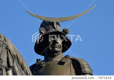 date masamune equestrian statue, date masamune, japan