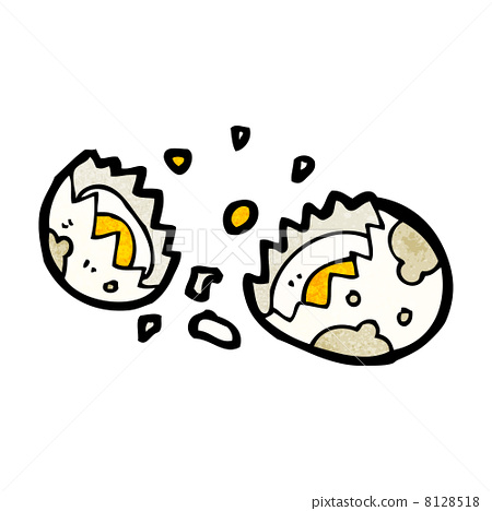 插图素材: boiled egg cartoon