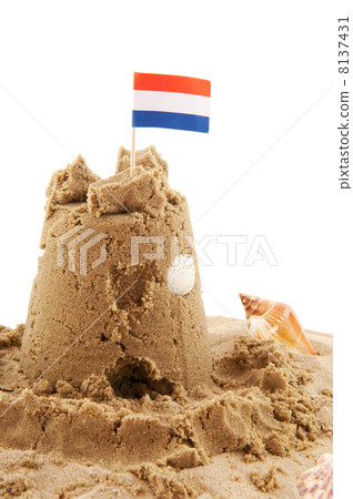 图库照片: sand castle