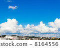 cumulonimbus cloud, thunderhead, townscape