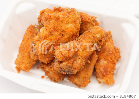 图库照片: fried chicken