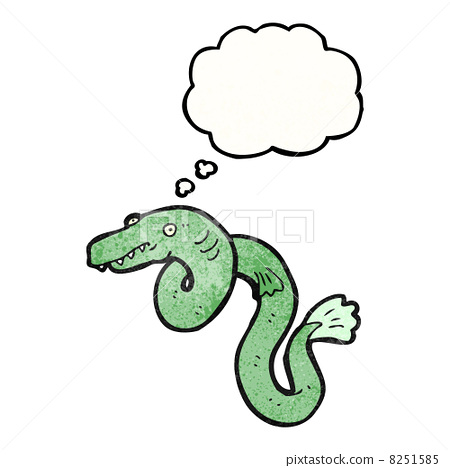 插图素材: cartoon eel