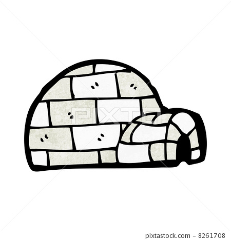 cartoon igloo