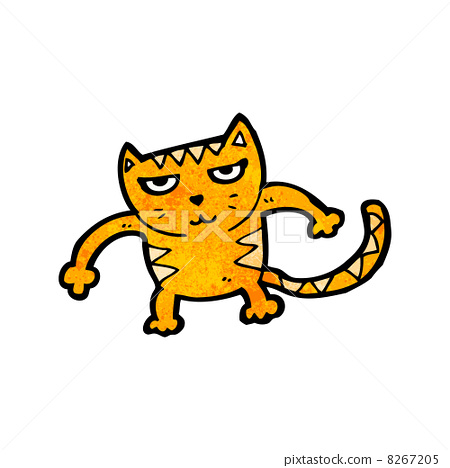 图库插图 cartoon cat