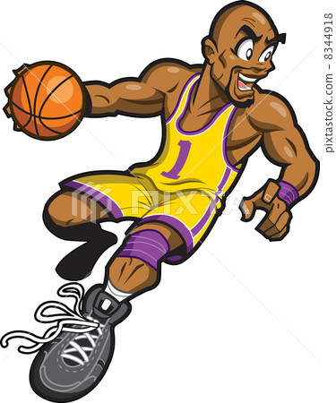 basketball player图片,basketball图片 插图素材: black basketball player