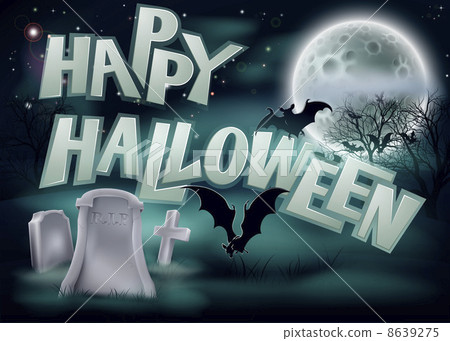 happy halloween illustration 8639275