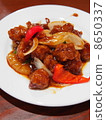 sweet and sour pork, dish, sweet-and-sour pork