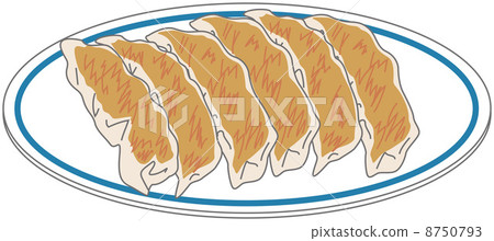 锅贴stock 插图 - pixta