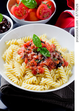 stock photo: pasta with tomato sauce