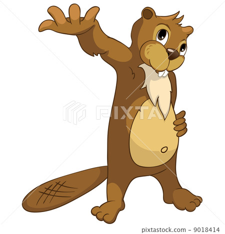 cartoon character beaver