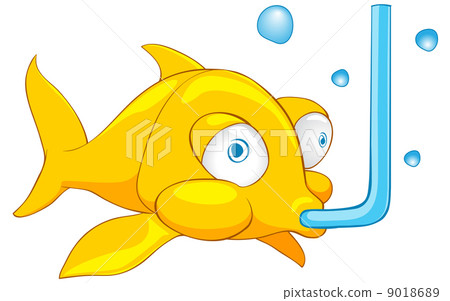 插图素材: cartoon character fish