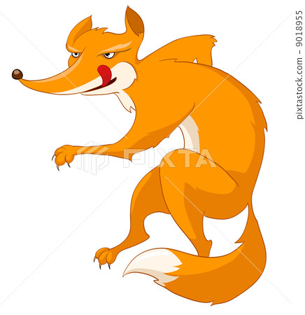 插图素材: cartoon character fox