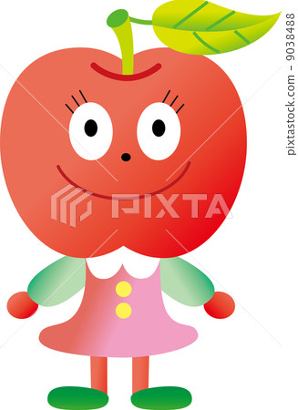 插图素材: 苹果 卡通人物 服装