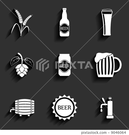 beer flat icons 9046064