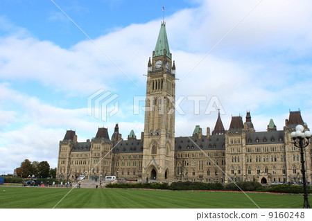 stock photo: ottawa, national diet building, canadian