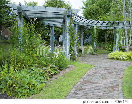 stock photo: the garden (english garden)