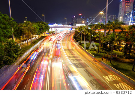 stock photo: traffic jam