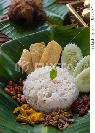 图库照片: nasi lemak, traditional singapore food