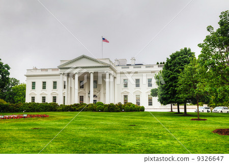 图库照片: the white house building in washington, dc