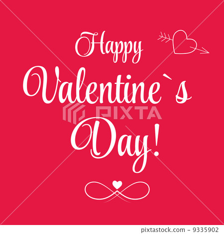 vector st valentine day's greeting card