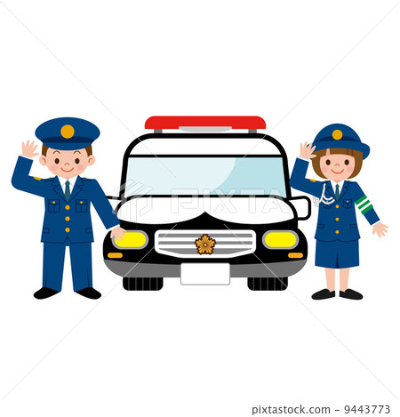儿童 巡逻车 警察