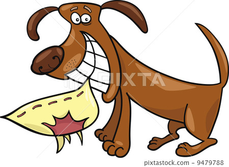 插图素材: naughty dog cartoon 查看全部