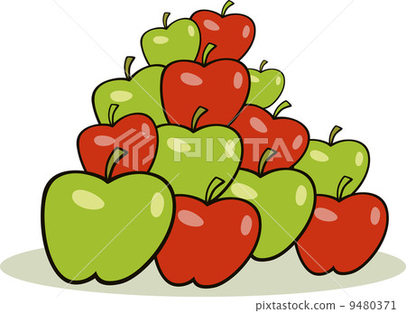 heap of apples