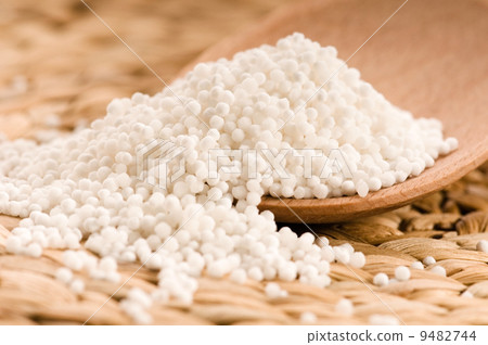 white tapioca pearls