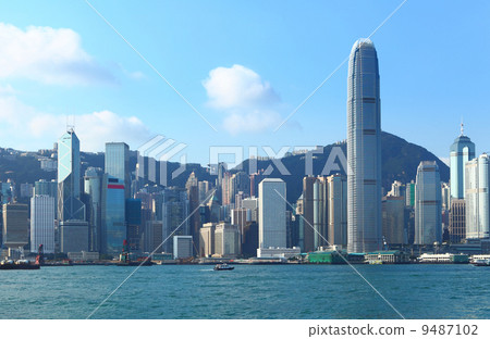 stock photo: hong kong victoria harbour