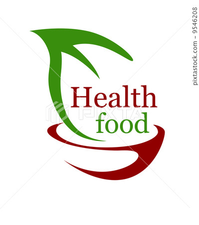 图库插图: health vegetarian food icon