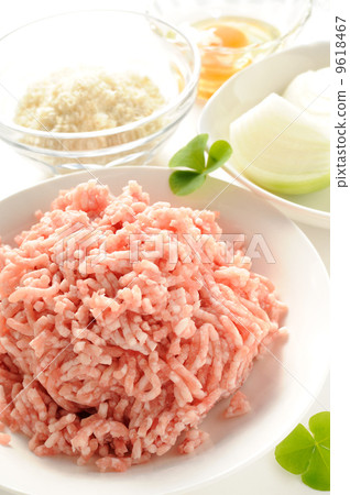 stock photo: materials of minced meat