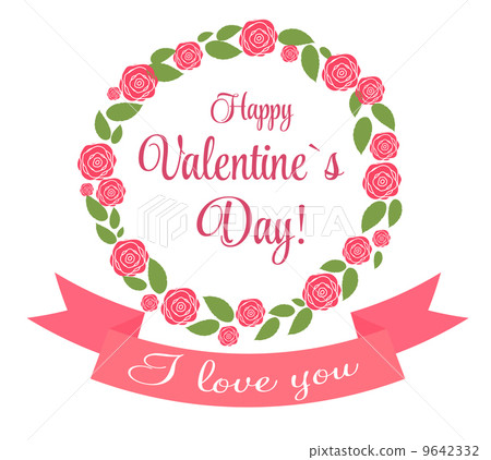 vector st valentine day's greeting card