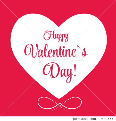 图库插图: vector st valentine days greeting card