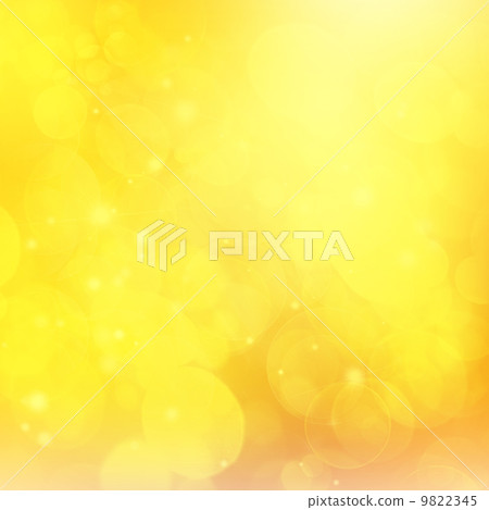 Yellow Festive Background With Lights Pixta