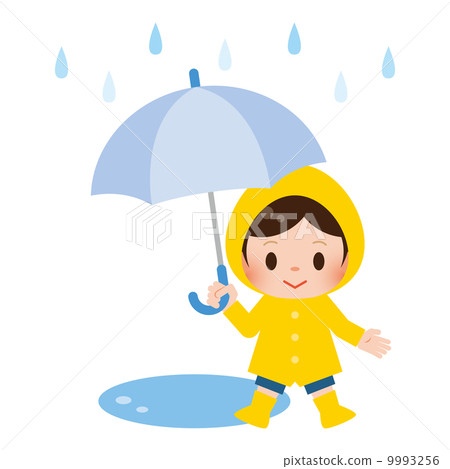 child, rainy season, kid