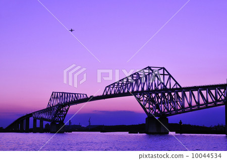 stock photo: evening gate bridge