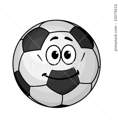 插图素材: cartoon soccer ball