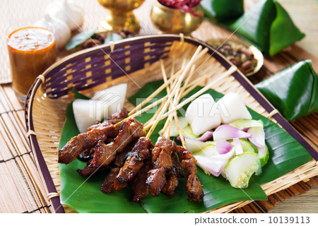图库照片: satay indonesia food