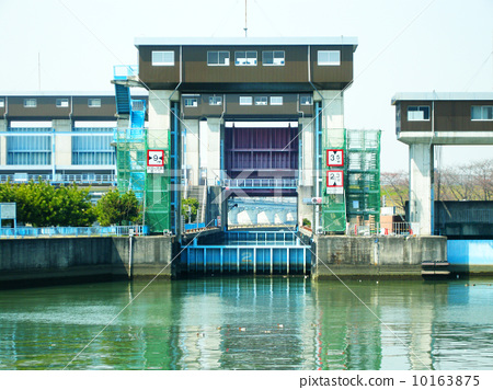 门 水闸 淀川