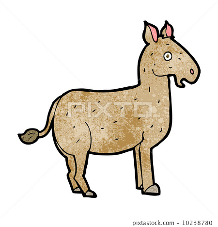 图库插图: cartoon mule