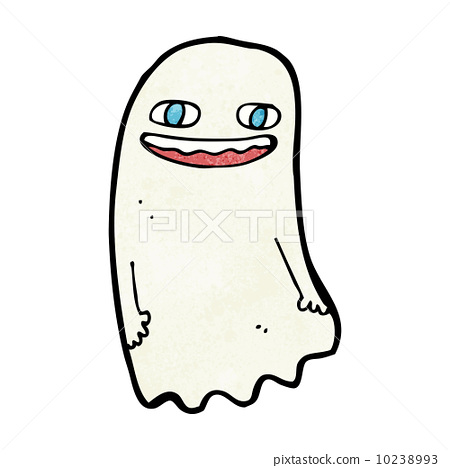 图库插图: funny cartoon ghost