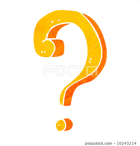 stock illustration: cartoon question mark