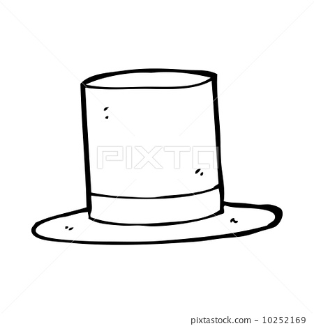 插图素材: cartoon top hat